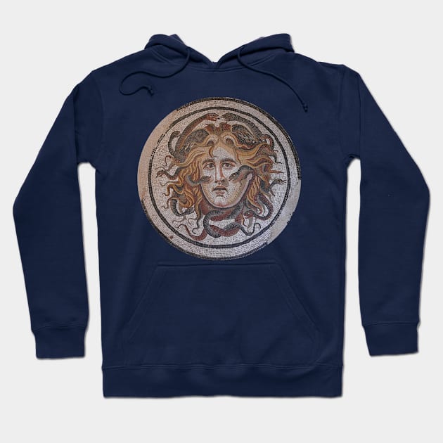 Medusa at Diocletian's bath. Hoodie by Mosaicblues